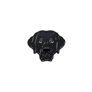 Enamel Pin Custom Lapel The Black Lab Pin Pet-  Dog Pin
